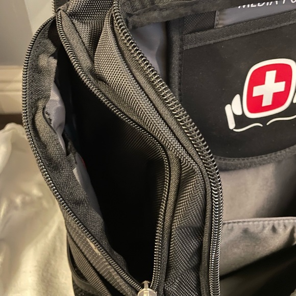 NEW WEGNER BACKPACK; in perfect condition with added silver design in the front! - Picture 8 of 14